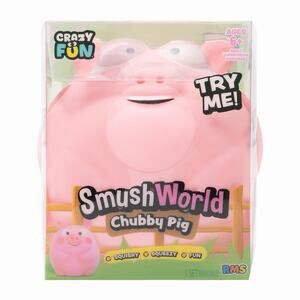 🔥RMS Smushworld SmushMart Chubby Pink Pig Squishy Crazy Fun BNWT🔥